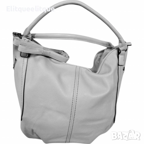 Стилна и просторна дамска чанта тип "торба", снимка 6 - Чанти - 52353500