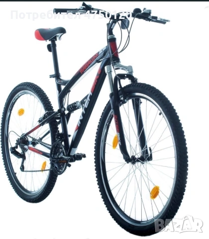 Велосипед със скорости Interbike - Parallax, 29'', черен