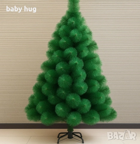 Коледно борче със зелени връхчета