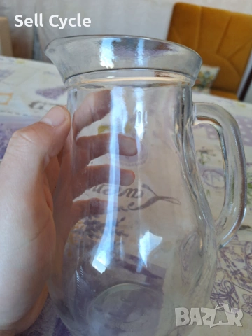 ✅КАЧЕСТВЕНА СТЪКЛЕНА КАНА - 1000 МЛ.❗, снимка 3 - Други - 54227041