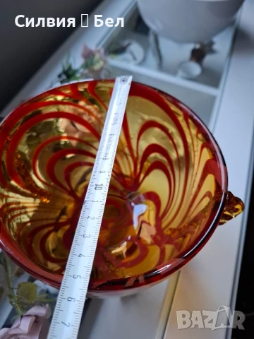 Ваза/Купа/Арт стъкло, снимка 16 - Вази - 50942889