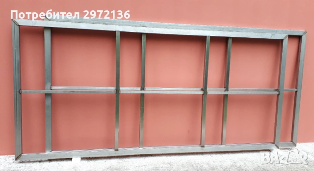 Рамка от правоъгълни неръждаеми тръби AISI 304