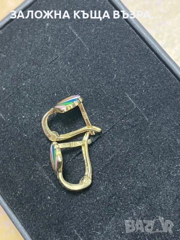 Златни Обеци - 14 Карата, снимка 4 - Обеци - 52723584