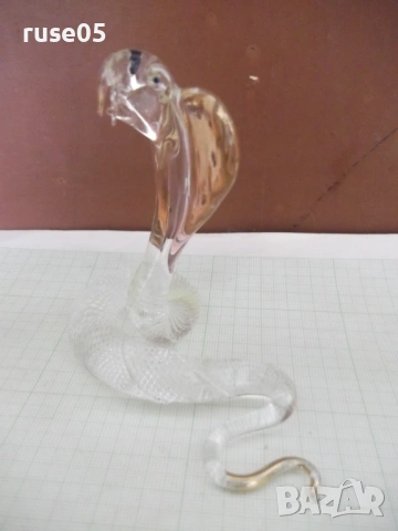Фигура "Змия" стъклена, снимка 7 - Колекции - 53879459