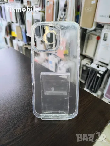 Apple iPhone 16 Pro Max Прозрачен силиконов гръб/кейс, снимка 1 - Калъфи, кейсове - 48318995