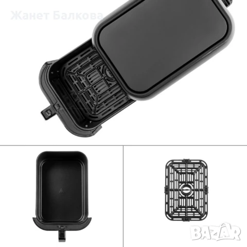 Фритюрник с горещ въздух Muhler MFX-815, 1700W, 8L с подарък книга с 69 рецепти!, снимка 7 - Уреди за готвене на пара - 51256380