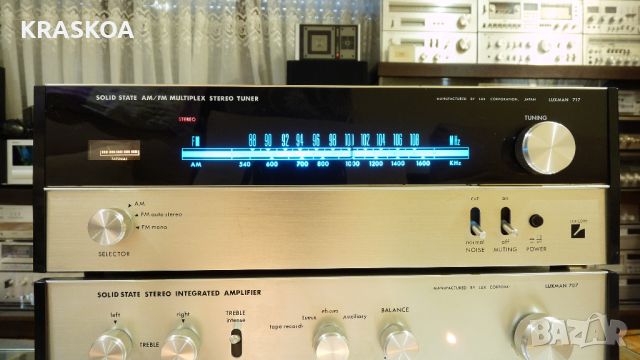 LUXMAN 707 & 717, снимка 11 - Ресийвъри, усилватели, смесителни пултове - 46772807