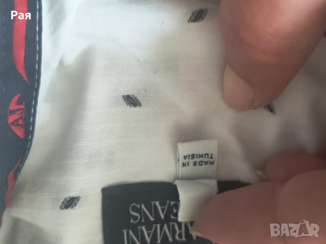 Мъжка риза Armani Jeans , снимка 10 - Ризи - 51206875