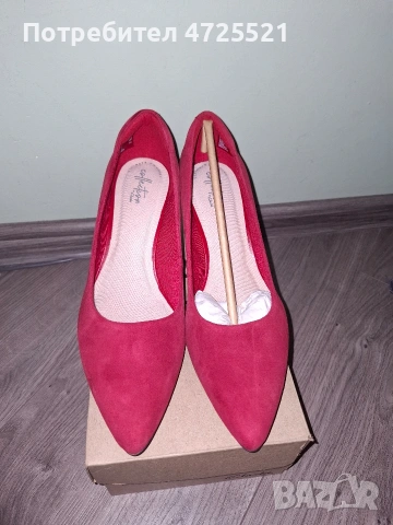 дамски обувки естествен велур 