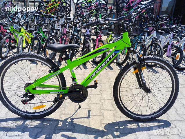 BG Алуминиев велосипед 26" MARTY зелен, снимка 2 - Велосипеди - 54261279