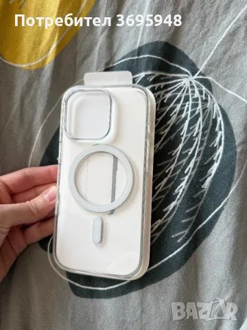 Оригинален кейс iPhone 16 Pro с MagSafe (прозрачен)