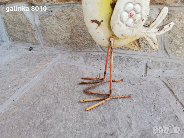 Старо ламаринено пиле, снимка 5 - Антикварни и старинни предмети - 53657587