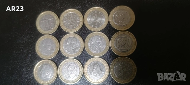 Монети от по едно евро / монета 1 Euro 