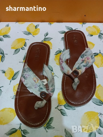 Fila N 41 кожени джапанки, снимка 2 - Джапанки - 53360499