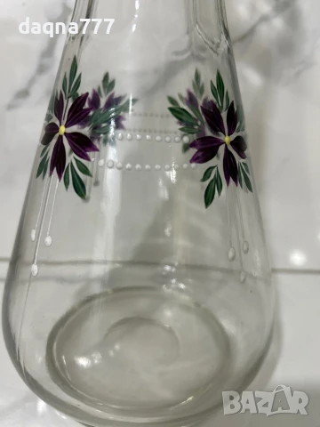 Vtg ръчно рисувана ваза/ гарафа Германия от 60-те години, снимка 11 - Декорация за дома - 50680227