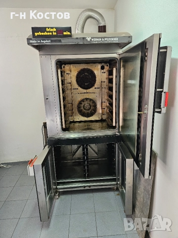 Конвектомат Немски трифазен 8бр. тави 60/40см. със втасвателен шкаф , снимка 2 - Обзавеждане на кухня - 52849696