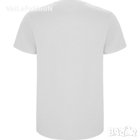 Нова мъжка тениска с Вълк, Пълнолуние в бял цвят, снимка 2 - Тениски - 45947766
