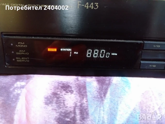 Тунер Pioneer F-443, снимка 2 - Ресийвъри, усилватели, смесителни пултове - 50758196