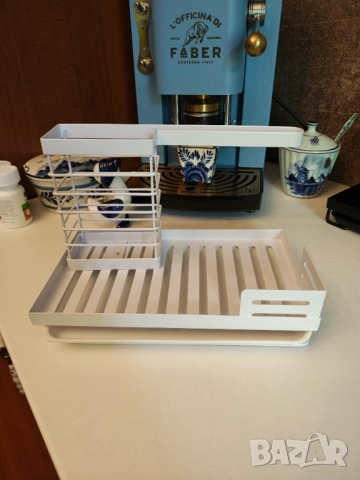 Метални органайзер за мивка и диспансер за течен сапун , снимка 2 - Сушилници - 51769192