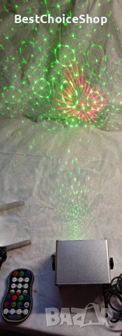 DJ диско светлина USB парти сценични светлини, 120 LED модела, активирани от звук - UV, дистанционно, снимка 6 - Друга електроника - 53664108