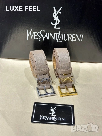 YVES SAINT LAURENT 💎 Естествена Кожа , снимка 5 - Колани - 54020220