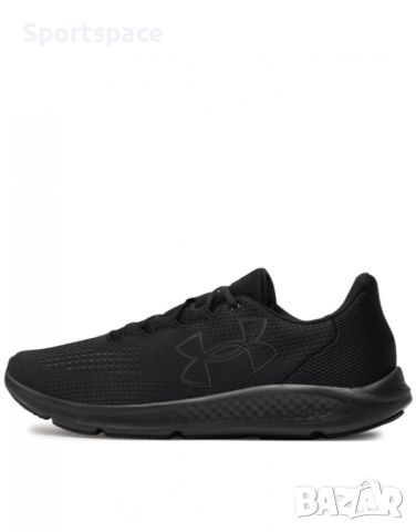 UNDER ARMOUR Charged Pursuit 3 Big Logo Running Shoes Black, снимка 1 - Маратонки - 46431662