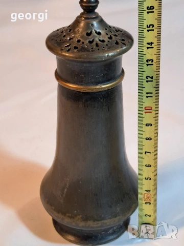 стара посребрена солница 32/3, снимка 4 - Антикварни и старинни предмети - 53123689