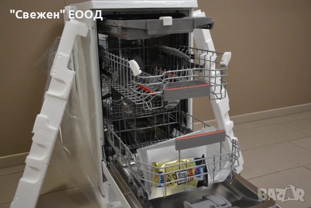 Съдомиялна 45 см Bosch SPS4HMW49E ExtraDry, Home Connect, снимка 9 - Съдомиялни - 53334303