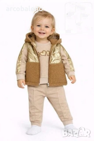 Бебешки комплект за момиченце от 3 части, 3цвята , снимка 4 - Комплекти за бебе - 53375799