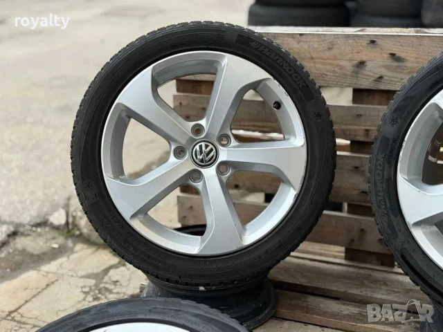 5х112 Джанти 17 Цола Фолксваген Голф Кади Тоуран 5x112 Golf Caddy Touran Оригинални джанти за VW ЕТ , снимка 4 - Аксесоари и консумативи - 54010888