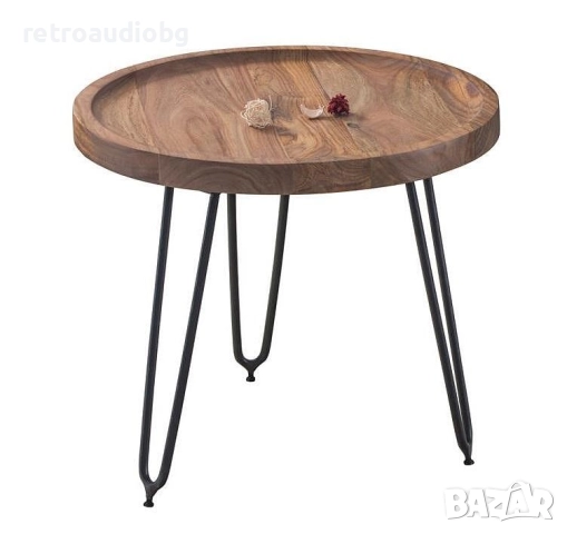  Холна масичка МАРТИ 2 Ф45 масив от акациево дърво