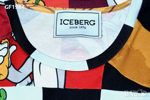 Iceberg - мъжка тениска, размер М, снимка 2 - Тениски - 45799573