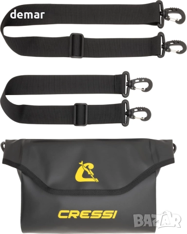 CRESSI Водоустойчива многофункционална чанта за колан, черна, снимка 6 - Водни спортове - 51722576