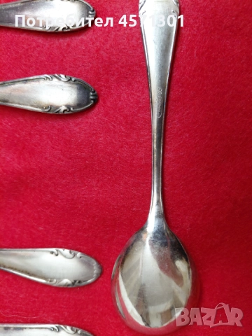 Сребърни лъжици , снимка 4 - Антикварни и старинни предмети - 51442755