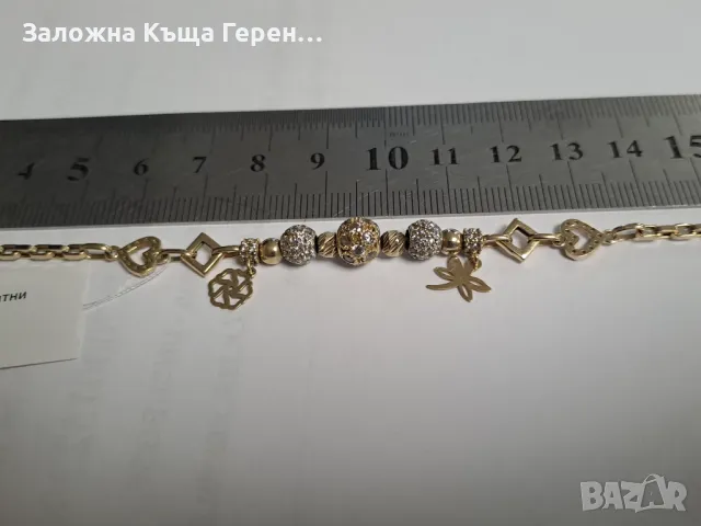 Златна гривна 6,12гр, снимка 1