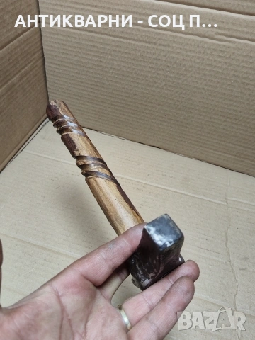 Соц Стар Каменоделски Чук 0.630кг. НОМЕР 1736., снимка 8 - Антикварни и старинни предмети - 53951957