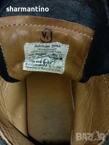 Полски кожени кубинки N38 - 49 лв, снимка 4 - Дамски боти - 49195754