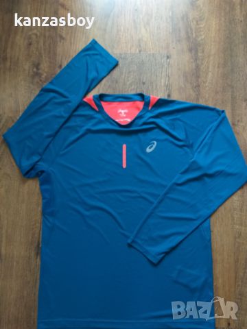 Asics Mens Long Sleeve Running Top - страхотна мъжка блуза ХЛ, снимка 5 - Блузи - 45797728