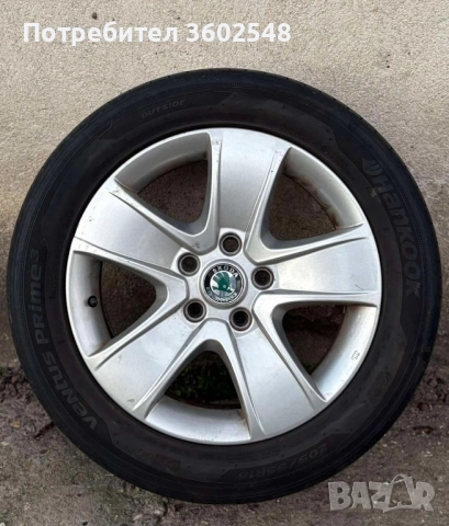 4бр летни гуми с алуминиеви джанти за Skoda