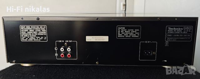 стерео касетъчен дек TECHNICS RS-BX606, снимка 5 - Декове - 45992611