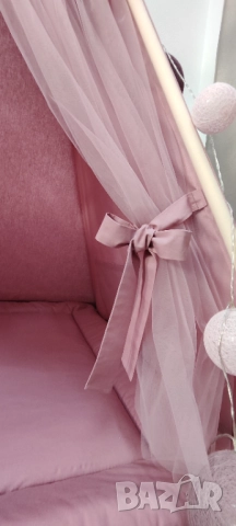 Детска палатка за момичета в цвят пепел от рози , снимка 4 - Други - 52479220