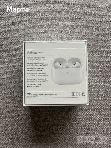 Кутия AirPods Pro 2, снимка 2 - Безжични слушалки - 45585836