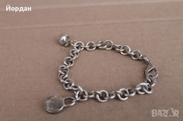 Дамска сребърна гривна ''Tifany & Co.''