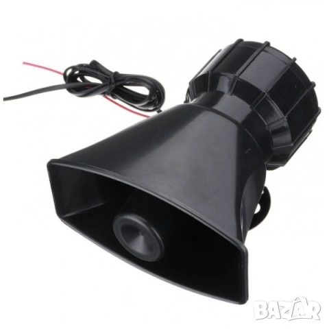 Сирена с мегафон микрофон и 3 сигнални мелодии, снимка 4 - Аксесоари и консумативи - 53884430