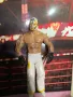 Екшън фигура WWE Rey Mysterio Рей Мистерио 2003 White Jakks Pacific USA figure играчка, снимка 10