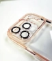 Калъф силикон Clear Camera Protect / Розов-прозрачен / за iPhone 17 Pro Max 6.9 Баркод : 3132431, снимка 2