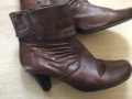 Кафеви боти,естественна кожа., снимка 1