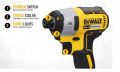 Акумулаторен безчетков импакт Dewalt DCF887N, без батерии и зарядно, снимка 3