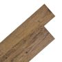 vidaXL Самозалепващи подови дъски от PVC 5,02 м² 2 мм орехово кафяво（SKU:245170