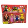 Комплект фигури Супер Марио с принцеса, Super Mario, 4 броя Код: 2961, снимка 1 - Фигурки - 46062454